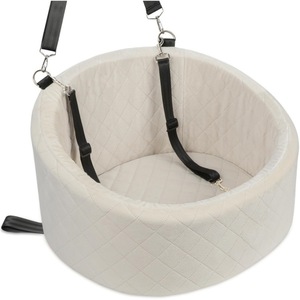 Siège de voiture pour chien pour petits/chiens moyens, sièges de voiture surélevés pour chien avec coussin épais pour chiens de moins de 20 livres avec 2 ceintures de sécurité - Product Image 5
