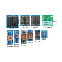 Programmateur USB universel haute vitesse XGECU T48 mis à jour TL866II Plus, haute performance 100%+ avec 12 adaptateurs