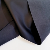 Rouleau de cuir PU artificiel écologique sans solvant à base d'eau, tissu extensible imperméable pour canapé et sacs, inspiré du vinyle noir doux