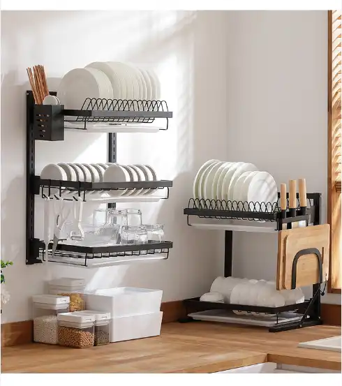 Buy Atacama Stainless Steel Wall Mounted Dish Drying Rack Drainer Organizer  Quality Assurance Economical Diy Dish Drainer Rack from Huizhou Hui  Shenghuo Houseware Co., Ltd., China