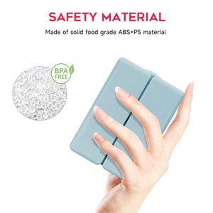 กล่องเก็บยาแบบสไลด์ขนาดเล็กแบบพกพากล่องเก็บพลาสติกสำหรับการจัดการยา - Product Image 5