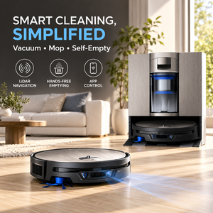 Venta al por mayor del robot aspirador X12S OmniCyclone con filtro HEPA, mopa autolimpiante y base de vaciado automático para uso doméstico y hotelero - Product Image 1
