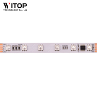 Bande LED adressable à couleur de remplissage intégrée numérique DMX512 SM18512 IC SMD5050RGB 24V 60LEDs
