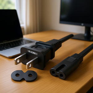 Cable de Alimentación CA de 6 Pies y 5 Núcleos, 16AWG, 125V, 13A, Adaptador de Extensión Macho a Hembra Estadounidense, Enchufe Nema, Material PVC - Product Image 2