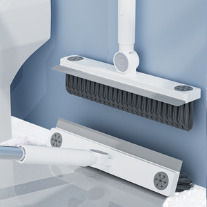Brosse de nettoyage 2-en-1 pour sols et carrelages, à long manche et poils rigides, pour fentes et interstices, idéale pour le dropshipping Shopify - Product Image 2
