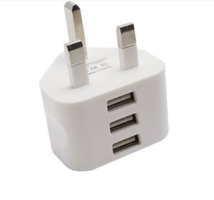 Triangle Port Edition 3U British Standard Mobile Phone Charger Multi Functional Mobile Phone Smartphone Charging Head <b>Plug</b> - Product Image 6