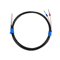 100K B3950 Sonde câble fine en époxy étanche résistante à l’huile à deux fils pour HVAC capteur de température NTC
