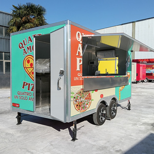 Cocina móvil cuadrada con certificación CE, aprobada por DOT, con cuerpo de fibra de vidrio, completa para remolque de venta ambulante. - Product Image 3