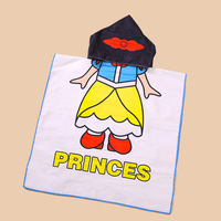 Serviette de Bain à Capuche Personnalisée pour Enfants, Séchage Rapide, en Polyester Tissé, Vente Directe Usine, Marque Privée, Achat en Gros, Importateur, 23.6x23.6in