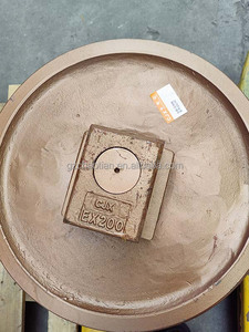 Piezas del tren de rodaje de la excavadora, rueda loca delantera de la pista delantera de montaje, EX200, EX220, EX200, EX220, EX200, de guía delantera, de la pista de la rueda de guía - Product Image 4