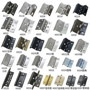 Furniture Hinge Iron Surface Mount Durable Industrial Style <b>Cabinet</b> Door Hardware - Product Image 2