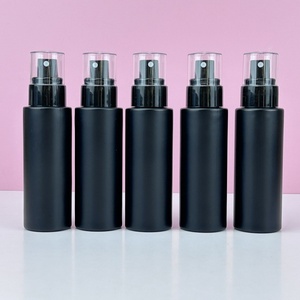 30ml 50ml 100 ml Glass <b>Bottles</b> for Cosmetics Matte Black Custom Spray <b>Bottle</b> for Toner Deluxe Glass <b>Pump</b> <b>Bottles</b> - Product Image 3