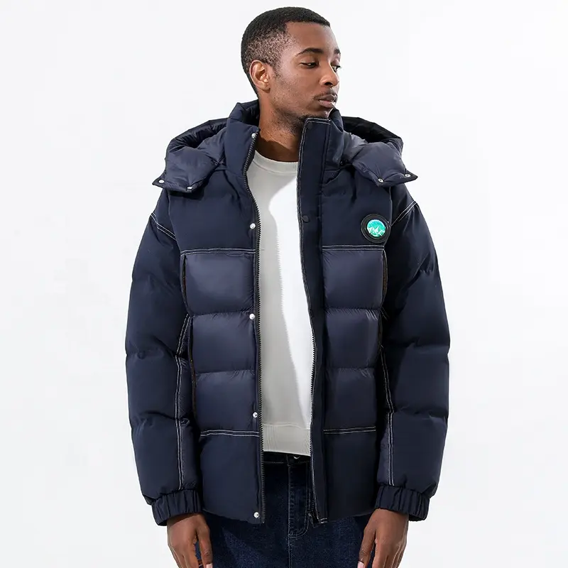 puffer jacket men designer nylon padding bomber outwear coat waterproof navy jackets for men 2023 bubble puffer jackets men