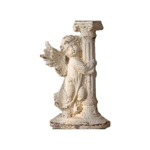 รูปปั้นนางฟ้าสไตล์อเมริกันเรโทร ทำจากเรซิ่น งานแฮนด์เมด ตกแต่งทางเข้าบ้านสไตล์ชิคเก๋ - Product Image 2