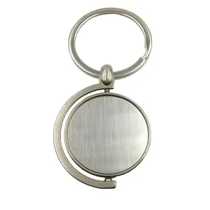 Custom spinning sleutelhanger globe metalen sleutelhanger