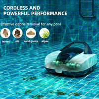 Aspirateur robotisé automatique portable pour piscine sans fil