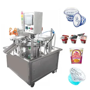 High Performance Large Ice Cream Rotatory Wine Bottle Capping Machine Forming Filling And Sealing Water Cup Machine