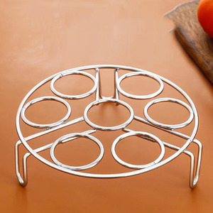 Support à œufs moderne de haute qualité, élégant, rond, en acier inoxydable 304, pour cuisson vapeur - Product Image 6
