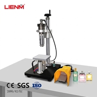 Machine semi-automatique de remplissage et de sertissage de parfum, machine de scellage par sertissage pour flacons cosmétiques liquides en verre, machine de sertissage de parfum
