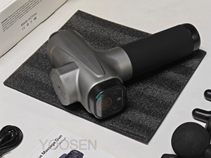 2025 la mejor pistola de masaje calmante fatiga muscular masajeador de vibración percusión corporal Fitness deportes relajación pistola de masaje eléctrica - Product Image 3