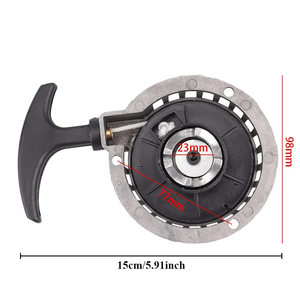 Avviamento a Strappo Facilitato per Pocket Bike a 2 Tempi per Mini Moto ATV Quad Dirt Pit Bike da 49cc Avviatore a Strappo in Alluminio Interruttore di Avvio Accenditore - Product Image 2