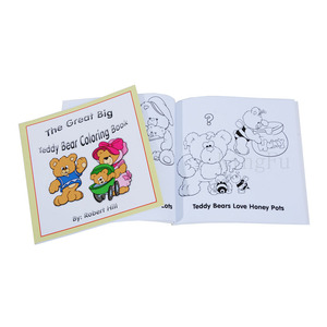 8x8 pollici con copertina morbida perfetta rilegata libro da colorare sfuso sfalsato bianco nero pagine interne in cartone Kraft per bambini - Product Image 3