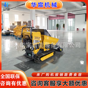 Camion à benne basculante hydraulique entièrement hydraulique pour le transport en verger, multi-terrain, petit camion à chenilles - Product Image 4