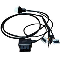 Cable Toy30 4A 8A BA, Cable de Programación de Llaves Inteligentes de 16 Pines OBD para Autel OBDSTAR K518 Xhorse Key Tool Plus para Todos los Toyota Lexus