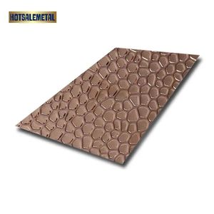 <span class=keywords><strong>Lamiera</strong></span> in Acciaio Inossidabile Martellata Personalizzata Spessore 3mm Vendita all'Ingrosso - Product Image 5