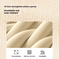 Mobi Garden Tabouret triangle en bois massif élégant Chaise de pêche au design moderne avec tissu Oxford pour le serrage