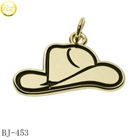 Breloques personnalisées en métal émaillé rouge, accessoires de bijoux décoratifs, pendentifs en alliage métallique pour bracelet