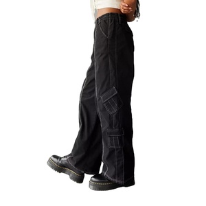 <span class=keywords><strong>Pantaloni</strong></span> <span class=keywords><strong>Cargo</strong></span> a vita bassa da donna <span class=keywords><strong>pantaloni</strong></span> lunghi <span class=keywords><strong>pantaloni</strong></span> sportivi Casual autunnali <span class=keywords><strong>pantaloni</strong></span> da donna elasticizzati in vita stile Street - Product Image 1