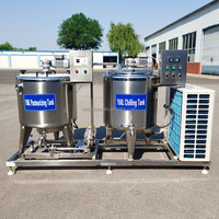Promotion : Cuve de Pasteurisation et de Fermentation en Acier Inoxydable 100L, 150L, 200L, 300L pour Crème Glacée, Lait et Jus – Machine de Refroidissement et Pasteurisation