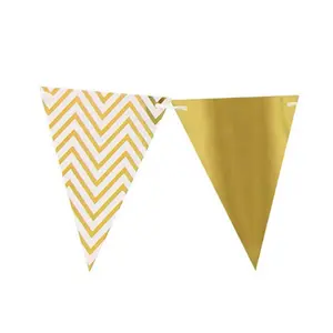 ธงสามเหลี่ยมประดับประกายทองสำหรับงานวันเกิดสุขสันต์วันคล้ายวันเกิด1เมตร x 2เมตรจากผู้จำหน่ายชั้นนำในมาเลเซีย