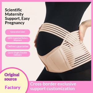 Cinturón <span class=keywords><strong>de</strong></span> Soporte Abdominal <span class=keywords><strong>de</strong></span> Maternidad Elástico y Transpirable <span class=keywords><strong>de</strong></span> Poliéster para Protección <span class=keywords><strong>de</strong></span> la Cintura en el Embarazo y Preparto para Mujeres Embarazadas - Product Image 4