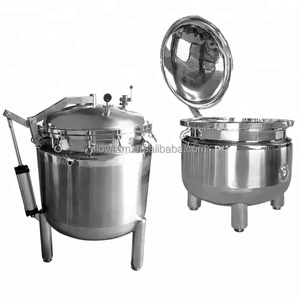 500 1000 Lít Thép Không Gỉ Công Nghiệp Hơi Nước Sưởi Ấm Nồi Áp Suất Cho Thực Phẩm - Product Image 5