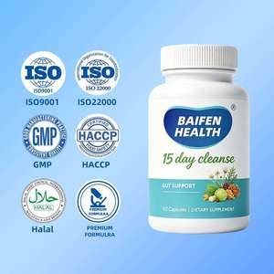 Capsules de nettoyage doux du corps en 15 jours, marque privée OEM, supplément de soutien intestinal pour adultes, non destiné aux femmes enceintes - Product Image 1