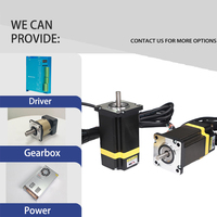 Motor Hybrid EMTECH NEMA24 60mm Frame 2.8Nm dengan CE ROHS Motor Stepper Loop Tertutup Nema 24