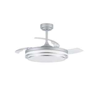 42-inch modern <b>ceiling</b> fan telescopic <b>ceiling</b> fan with LED <b>light</b> and <b>remote</b> <b>control</b> - Product Image 1