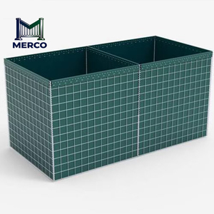 Barrière défensive <span class=keywords><strong>HESCO</strong></span>, barrière remplie de sable pour la sécurité et la protection - Product Image 1