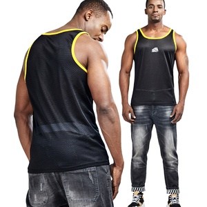 AIMPACT Wholesale <strong>Men</strong> Tank Top Mesh Sexy Quick Dry <strong>Men's</strong> Workout Stringer <strong>Singlet</strong> Polyester Fitness Gym Tank Top <strong>for</strong> <strong>Men</strong> - Product Image 3