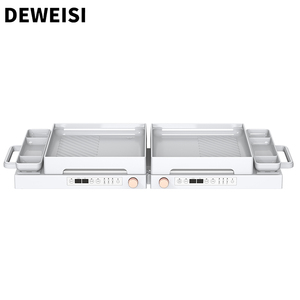 Deweisi Bếp cảm ứng điện có thể gập lại Bếp nướng điện bằng thép không gỉ bếp cảm ứng cắm trại gia đình - Product Image 2