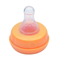 Verre de sécurité en gros la bouteille de lait en forme de mamelon de simulation sans BPA biberon pour bébé