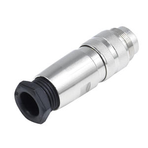 M16-C091 工業用プラグ IP67 防水コネクタ 4ピン PA66 はんだ付け オス型 ストレート溶接コネクタ - Product Image 5