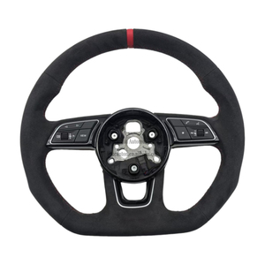 Alcantara พวงมาลัยสำหรับรถ Audi A3 A4 A5 A6L A8 Q3 Q4 Q5 Q5 Q7 Q8 TT B9 - Product Image 1