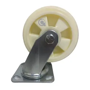 Roda de rodízio industrial de plástico para serviço pesado de 6 polegadas 150 mm preço de fábrica por atacado