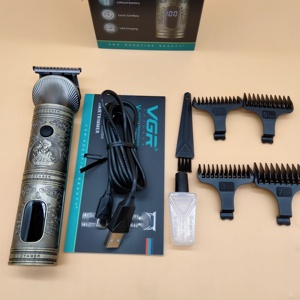 <span class=keywords><strong>Tondeuse</strong></span> à barbe professionnelle sans fil Vgr V-962, nouvelle conception, en métal, pour hommes - Product Image 5