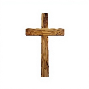 Escultura de Cruz de Madera Minimalista, Diseño Geométrico Abstracto, Decoración para el Hogar, Sala de Estar, Navidad, Estilo Art Deco - Product Image 4