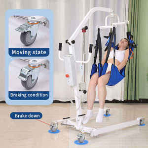 Elevador Eléctrico para Pacientes, <span class=keywords><strong>Ancianos</strong></span> y Discapacitados, Grúa <span class=keywords><strong>de</strong></span> Techo Médica para el Hogar, Correa <span class=keywords><strong>de</strong></span> Suspensión, Capacidad <span class=keywords><strong>de</strong></span> 150 kg, Acero al Carbono, Portátil - Product Image 3