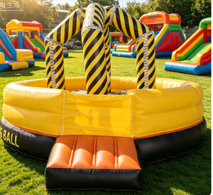 Jeu sportif interactif commercial gonflable : Boule de démolition pour adultes - Product Image 1